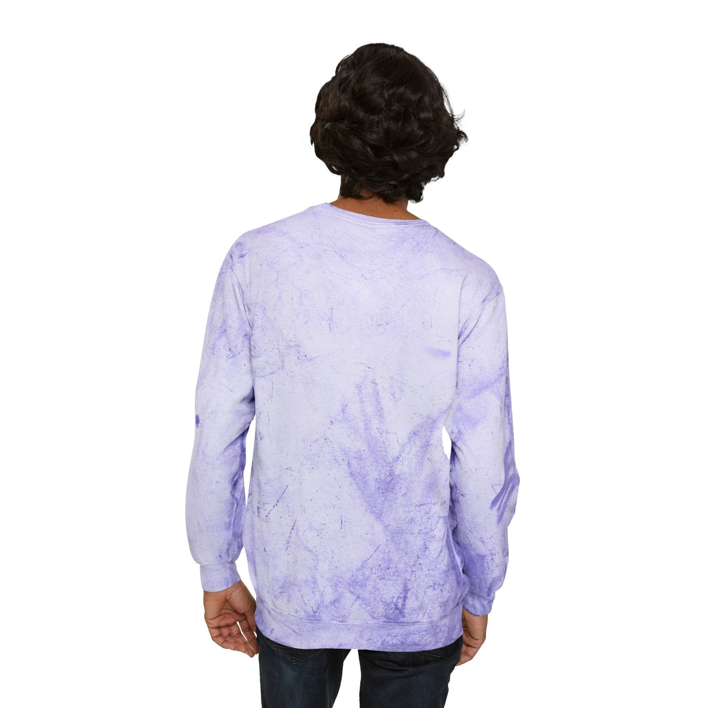Color Blast  Crewneck Sweatshirt, Tie-Dye Pullover, Casual Hoodie, Trendy Gift for Her, Spring Fashion, Cozy Sweater