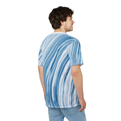 Stylish  Cut & Sew Tee, Casual Summer Shirt, Beach Wear, Gift for Him/Her, Colorful AOP Tee