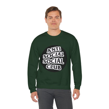 Crewneck Sweatshirt - Anti Social Club Edition, Cozy Sweatshirt, Streetwear Fashion, Gift for Introverts, Lounge Wear, Casual Outfit