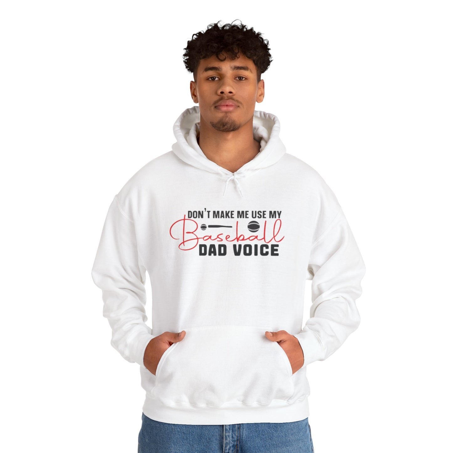 Funny Dad Voice Sweatshirt,  Hoodie, Baseball Gift, Cool Father's Day Apparel, Family Humor Clothing, Casual Wear