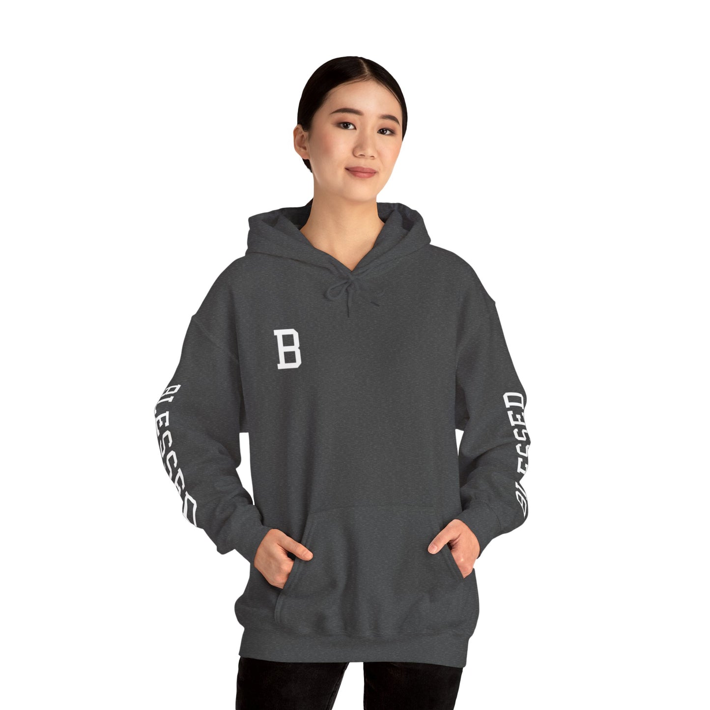 Blessed  Hoodie - Cozy Sweatshirt Gift for Friends, Family, Comfortable Lounge Wear, Faith-Inspired Apparel, Perfect for [...]