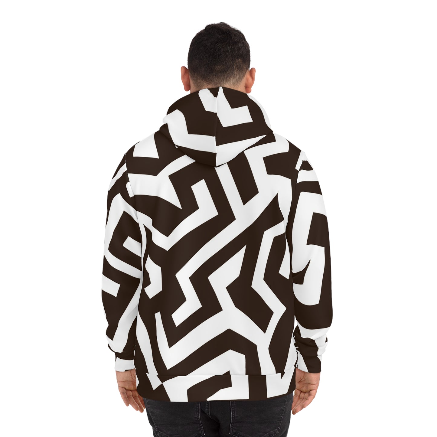 Geometric Hoodie | Trendy Streetwear, Unique Fashion Layer, Cozy Gift for Her,Pullover, Stylish Wardrobe Essential