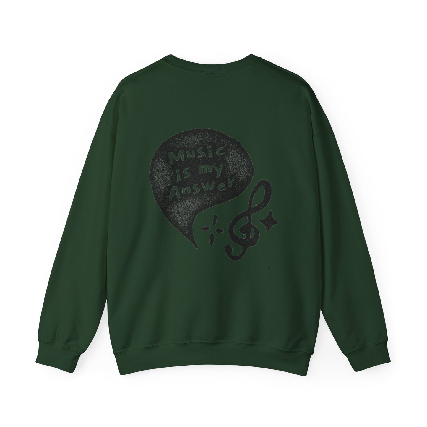 Musical Vibe Crewneck Sweatshirt, Perfect for Music Lovers, Gift, Cozy Style for Concerts, Casual Wear, Thoughtful Present