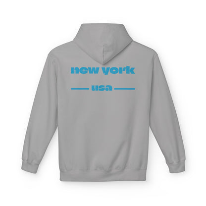 New York Star Hoodie, Fleece Sweatshirt, Casual Streetwear, Perfect Gift for Travelers, Cozy Hoodie, Summer Essential