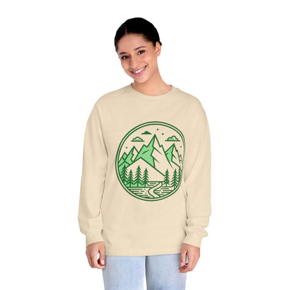 Nature-Inspired Long Sleeve T-Shirt