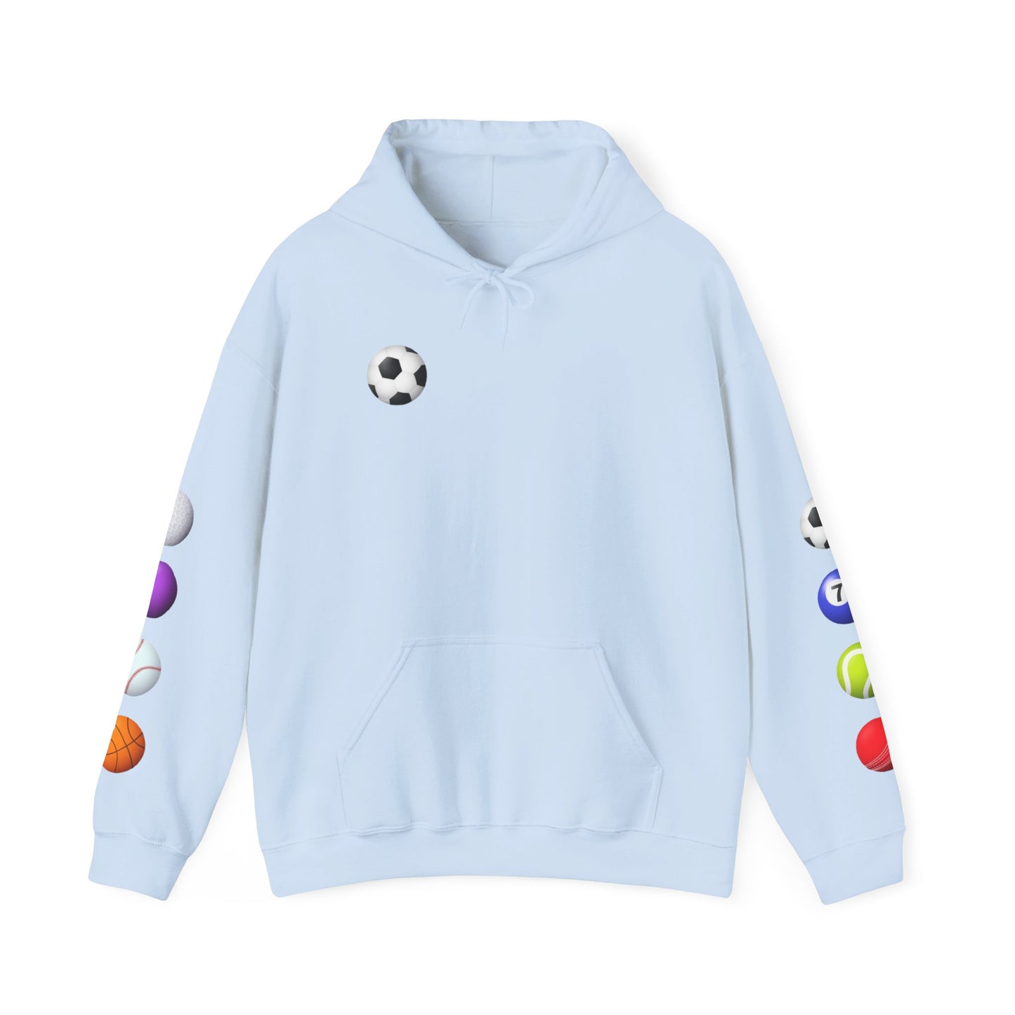 Sports-Themed Hoodie, Perfect for Athletes, Gifts for Sports Lovers, Cozy Sweatshirt for Game Days, Casual Wear