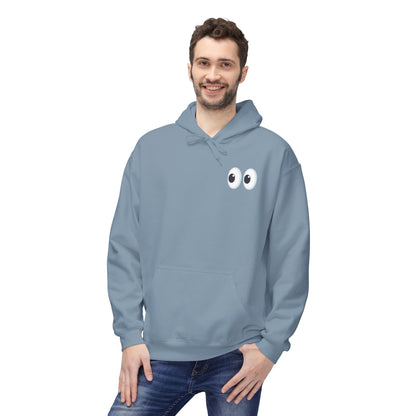 Playful Eyes Fleece Hoodie - Fun Sweatshirt for Unique Style,  Cozy Wear, Perfect Gift for All Occasions, Casual Outfits, Daily [...]