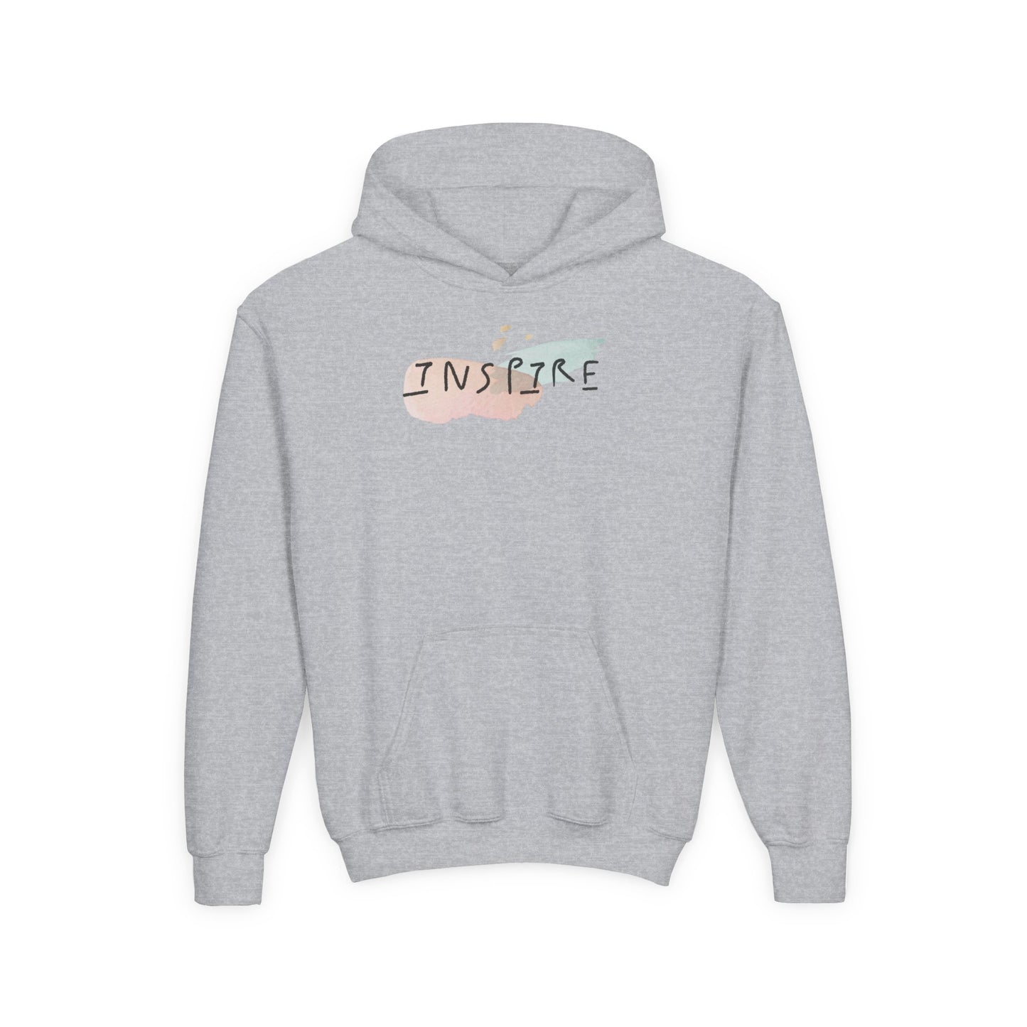Inspire Youth Hoodie - Cozy Sweatshirt for Teens, Inspirational Gift, Casual Outfit, Schoolwear, Birthday Present