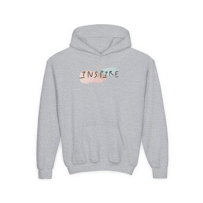 Inspire Youth Hoodie - Cozy Sweatshirt for Teens, Inspirational Gift, Casual Outfit, Schoolwear, Birthday Present