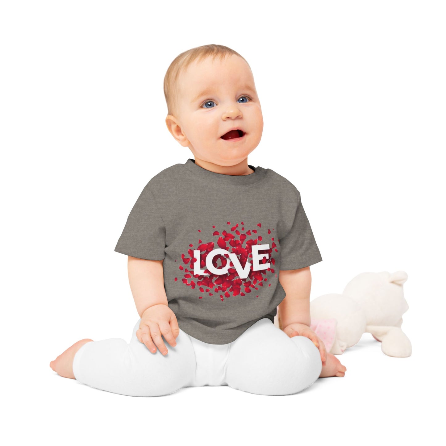 Love Baby T-Shirt | Cute Baby Outfit, Newborn Gift, Baby Shower Gift, Floral Print Toddler Top