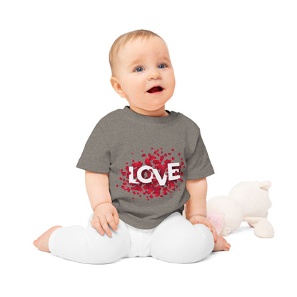 Love Baby T-Shirt | Cute Baby Outfit, Newborn Gift, Baby Shower Gift, Floral Print Toddler Top