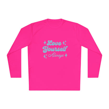 Love Yourself Long Sleeve Tee |  Comfort Wear, Self-Care Gift, Inspirational Shirt, Casual Outfit, Modern Apparel