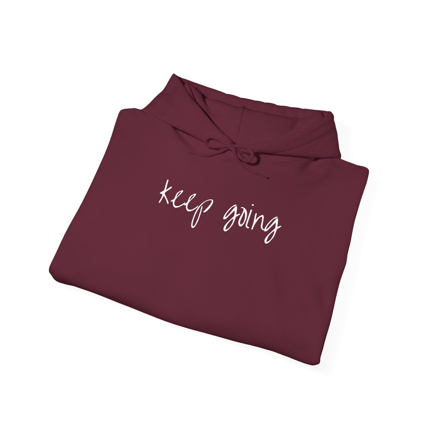 keep going design Heavy Blend™ Hooded Sweatshirt