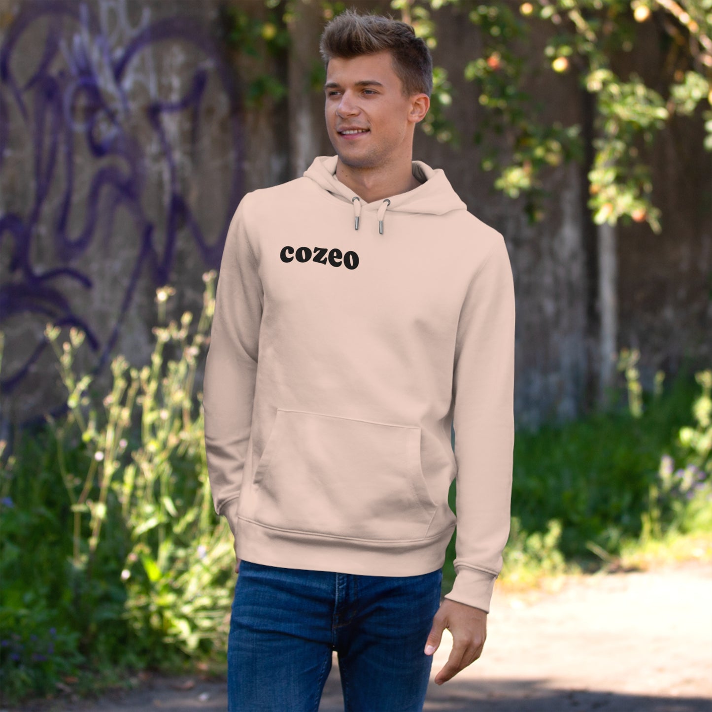 Stylish Cozeo King Hooded Sweatshirt, Casual Wear, Gift for Him, Streetwear Fashion, Cozy Sweatshirt