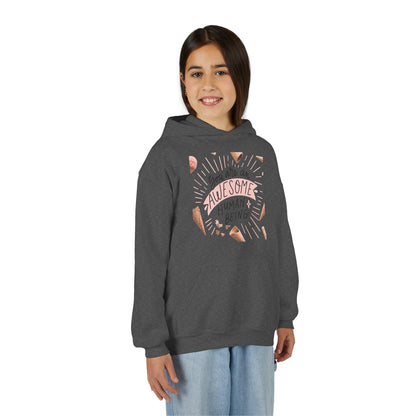 Youth Inspirational Hoodie - You Are An Awesome Human Being, Perfect Gift for Teens, Motivational Sweatshirt, Birthday Present