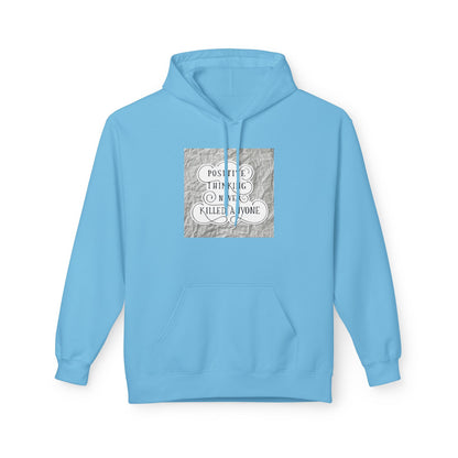 Positive Vibes  Fleece Hoodie | Cozy, Casual Apparel for Friends, Gift for Occasions, Perfect for Everyday Wear