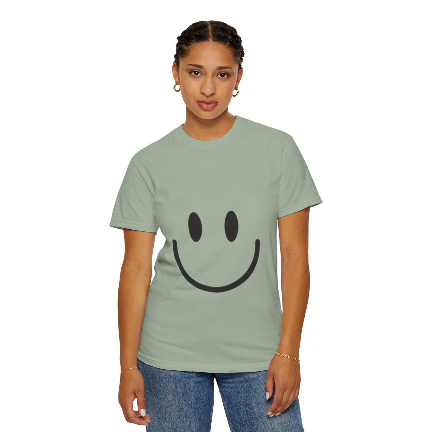 Smiley Face  T-Shirt, Fun Graphic Tee, Casual Wear, Gift for Friends, Positive Vibes Shirt, Happy Birthday Gift, Summer Essentials