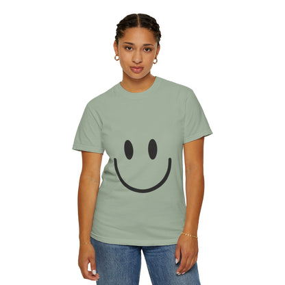 Smiley Face  T-Shirt, Fun Graphic Tee, Casual Wear, Gift for Friends, Positive Vibes Shirt, Happy Birthday Gift, Summer Essentials