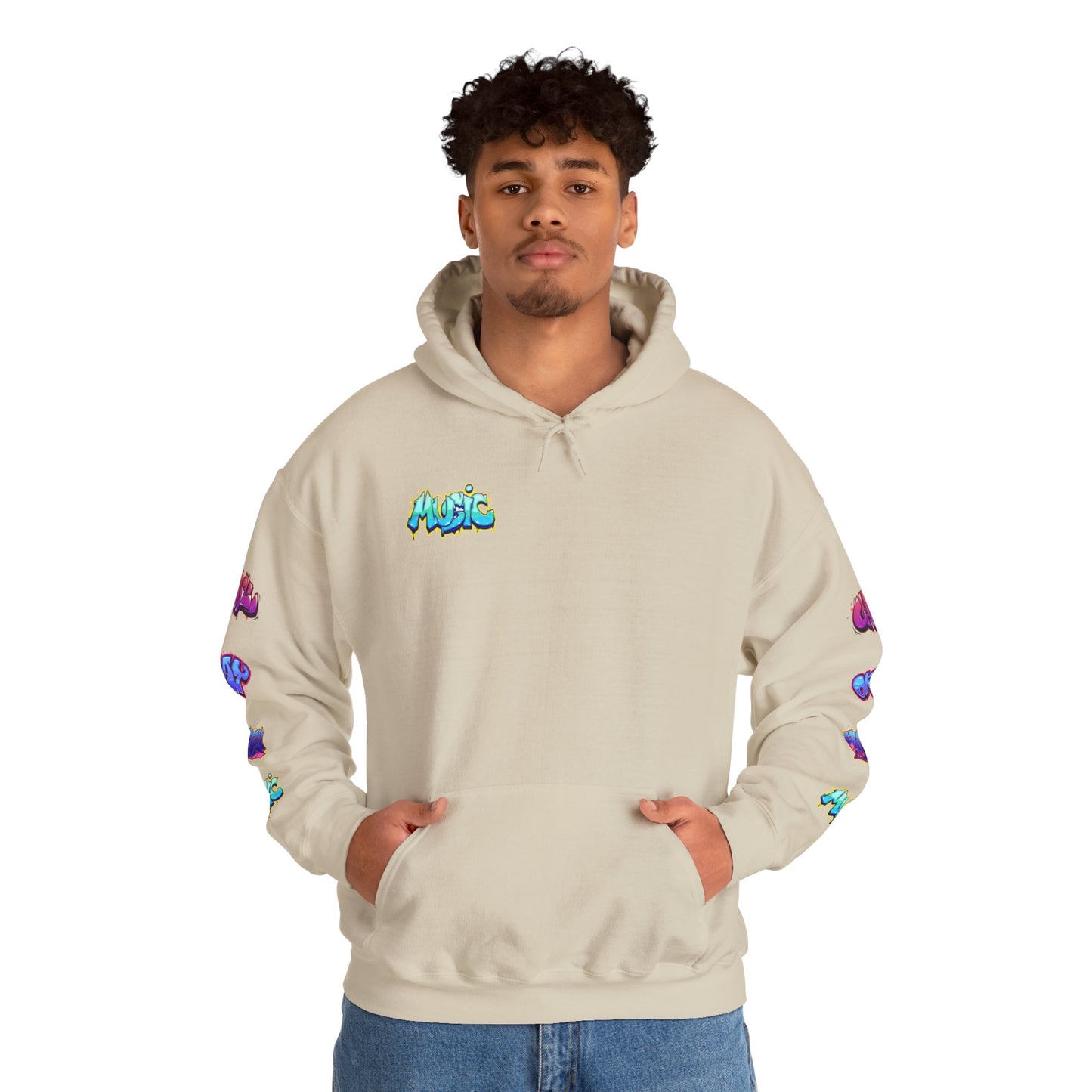 Graffiti Art  Hoodie - Cozy Streetwear, Unique Gift for Art Lovers, Perfect for Festivals, Casual Wear, Cool Graphic Sweatshirt