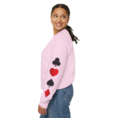 Playing Card King Sweatshirt -  Crewneck, Cozy Fashion, Great for Gamers, Casual Wear, Perfect for Game Night, Gift Idea