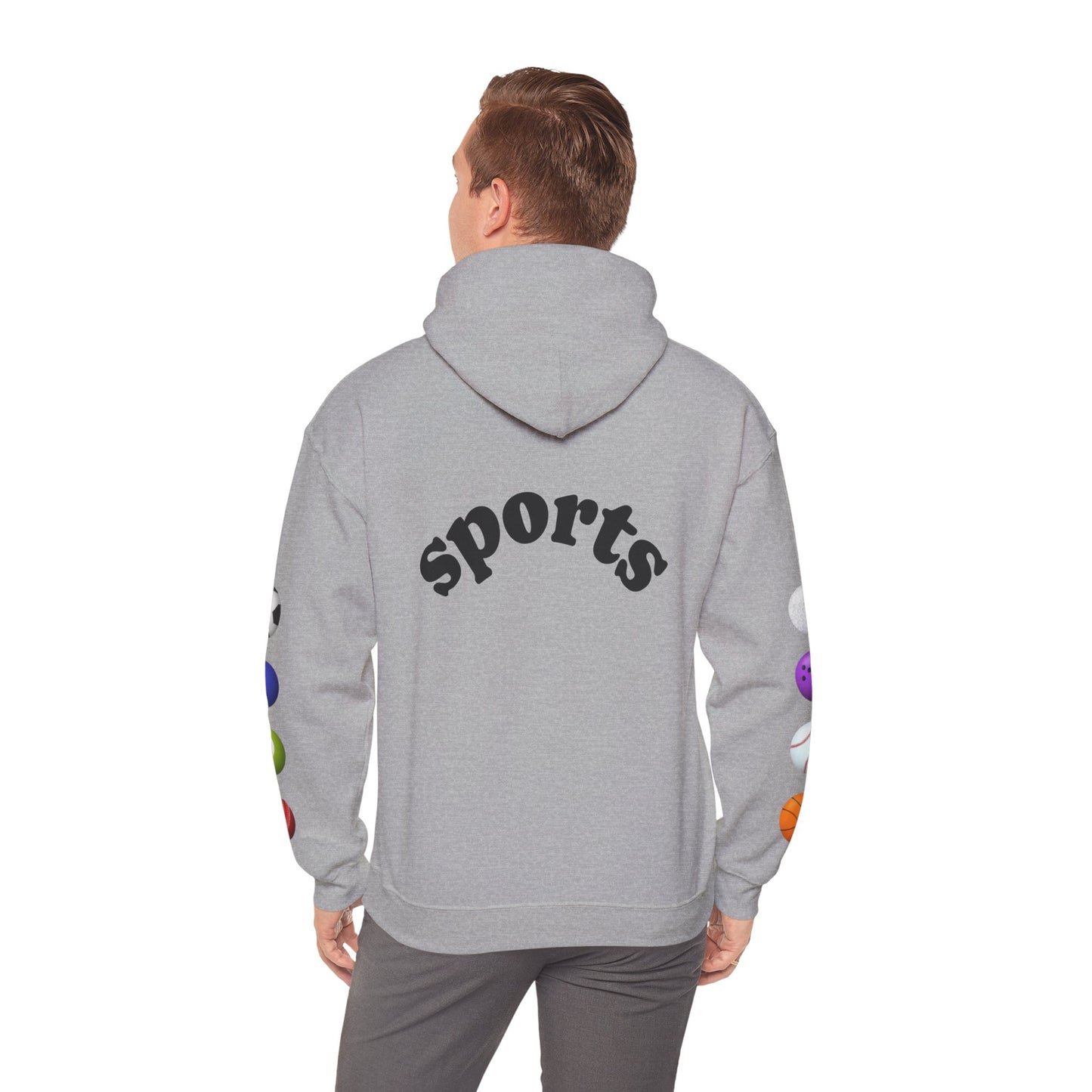 Sports-Themed Hoodie, Perfect for Athletes, Gifts for Sports Lovers, Cozy Sweatshirt for Game Days, Casual Wear