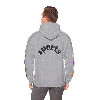 Sports-Themed Hoodie, Perfect for Athletes, Gifts for Sports Lovers, Cozy Sweatshirt for Game Days, Casual Wear
