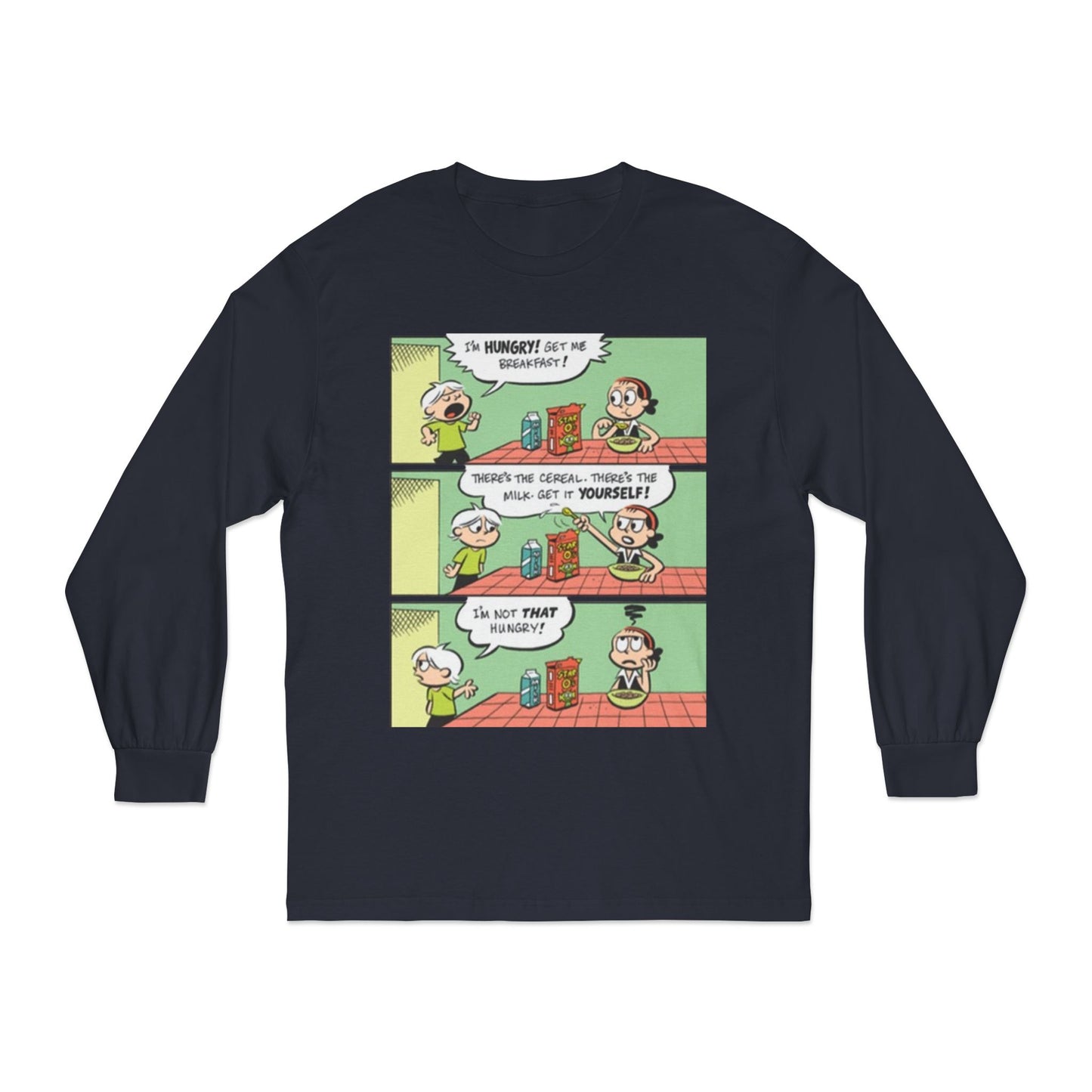 Fun Graphic Long Sleeve T-Shirt