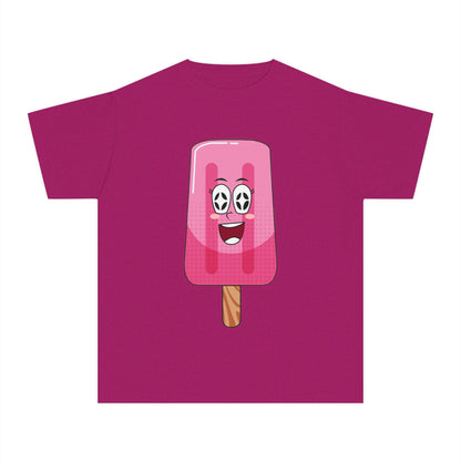 Youth Pop Art Ice Cream Tee, Fun Summer Tee, Kids Graphic T-Shirt, Cute Gift for Kids, Ice Cream Lovers Apparel