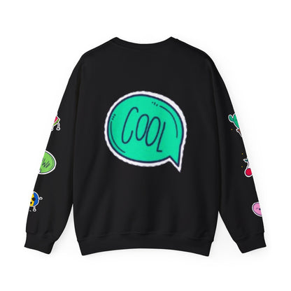 Cool Summer Vibes  Crewneck Sweatshirt, Lightweight Casual Wear, Summer Fashion, Gift for Friends, Sunny Day Outfits, Trendy Apparel