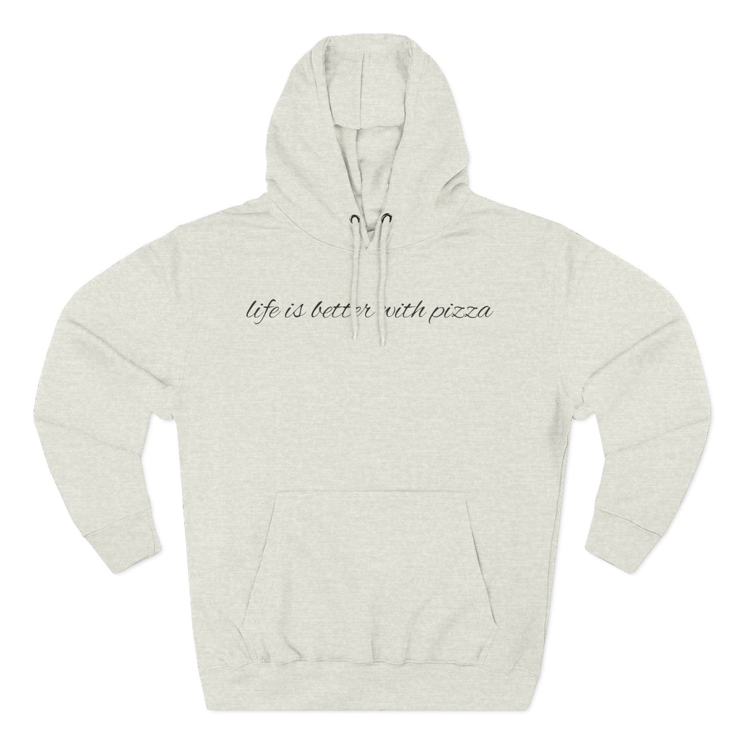 Cozy Pizza Hoodie, Fun Graphic Fleece Sweatshirt, Ideal for Food Lovers, Casual Wear, Gift for Pizza Lovers, Comfort and Style