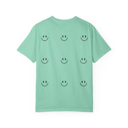 Smiley Face  T-Shirt, Fun Graphic Tee, Casual Wear, Gift for Friends, Positive Vibes Shirt, Happy Birthday Gift, Summer Essentials