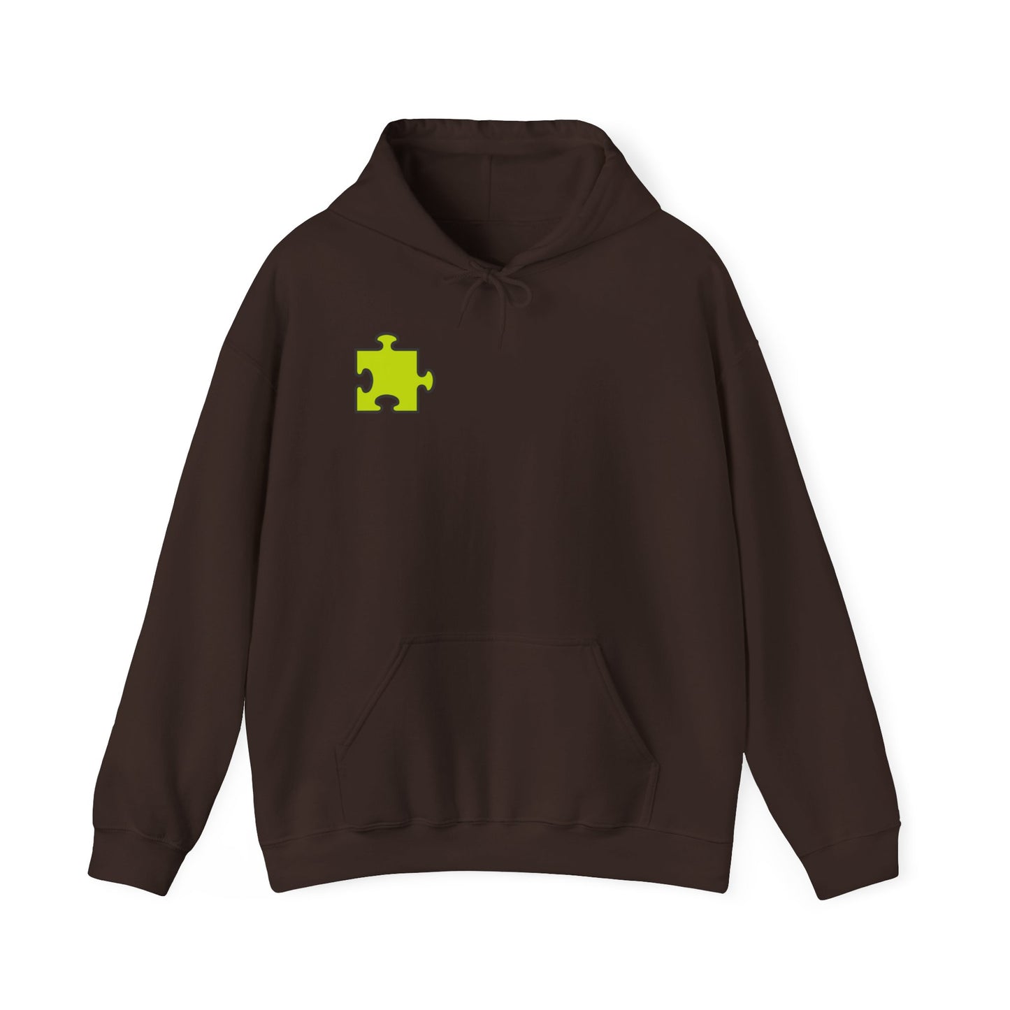 Colorful Puzzle Piece Hoodie for Creative Minds, Perfect for Gifts, Cozy Sweatshirt for Everyday Wear,