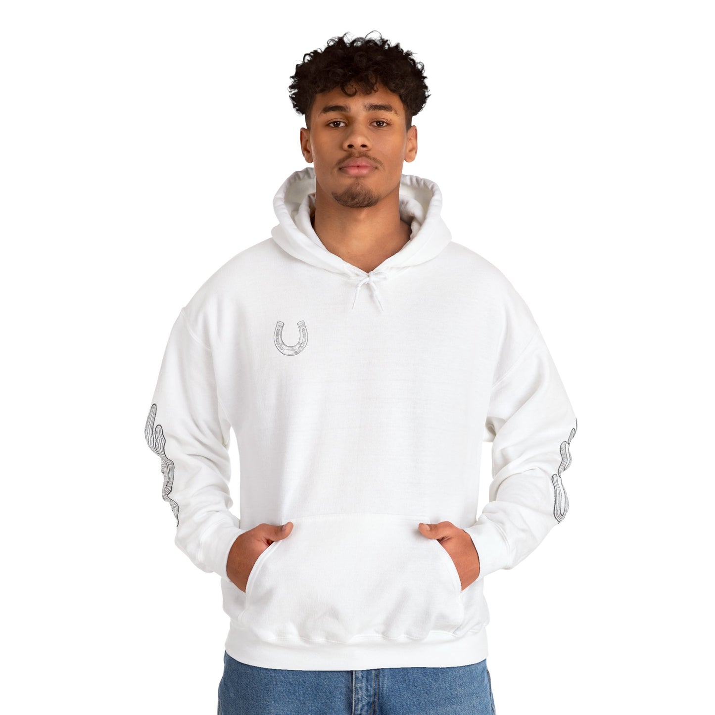 Cactus Graphic Hoodie, Cozy Sweatshirt, Perfect for Casual Days, Gifts for Nature Lovers, Summer Vibes Apparel