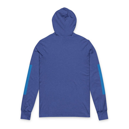 Sporty  Hooded Long Sleeve Tee - Perfect for Athletes, Active Lifestyle, Sports Events, Gifts for Him/Her, Year-round Wear