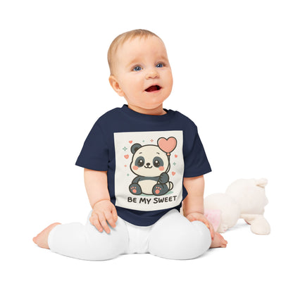 Cute Panda Baby T-Shirt, Adorable Infant Tee, Be My Sweet Gift, Baby Shower Outfit, Birthday Apparel, Newborn Clothing