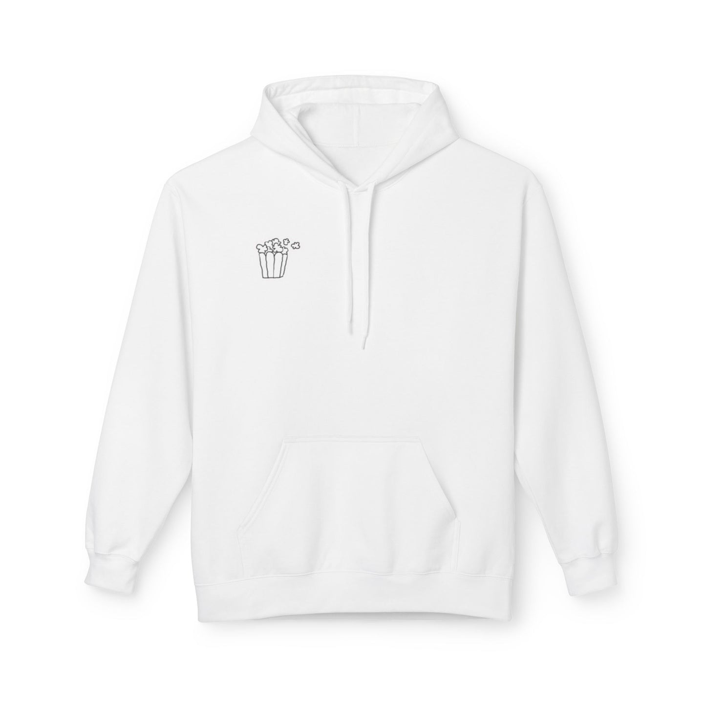 Cozy Movie Night Hoodie, Softstyle Fleece Sweatshirt, Perfect for Film Buffs, Gift Idea for Movie Lovers, Casual Wear for Home & Cinema