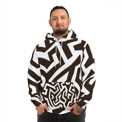 Geometric Hoodie | Trendy Streetwear, Unique Fashion Layer, Cozy Gift for Her,Pullover, Stylish Wardrobe Essential