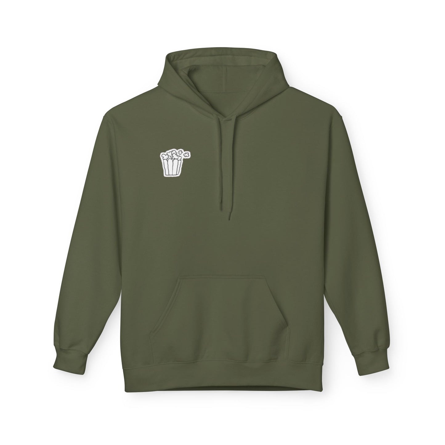 Cozy Movie Night Hoodie, Softstyle Fleece Sweatshirt, Perfect for Film Buffs, Gift Idea for Movie Lovers, Casual Wear for Home & Cinema