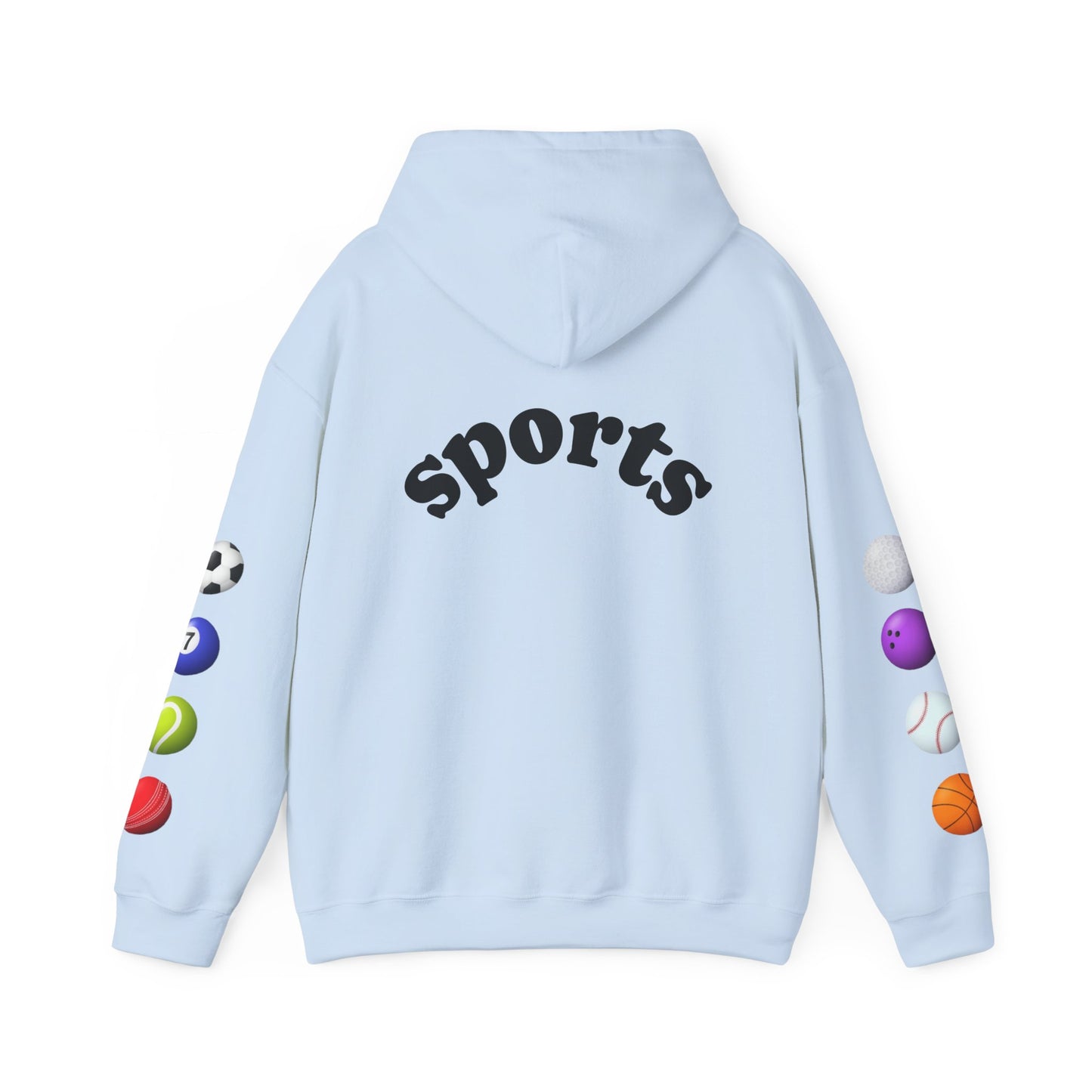 Sports-Themed Hoodie, Perfect for Athletes, Gifts for Sports Lovers, Cozy Sweatshirt for Game Days, Casual Wear