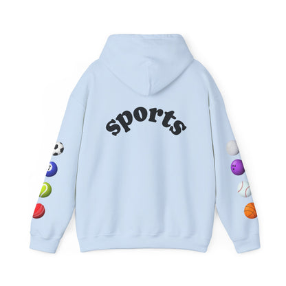 Sports-Themed Hoodie, Perfect for Athletes, Gifts for Sports Lovers, Cozy Sweatshirt for Game Days, Casual Wear