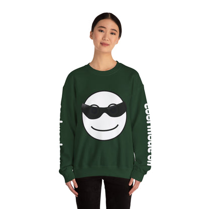 Cool Vibes Crewneck Sweatshirt, Chill Fashion, Casual Wear, Trendy Gift, Lounge Pullover