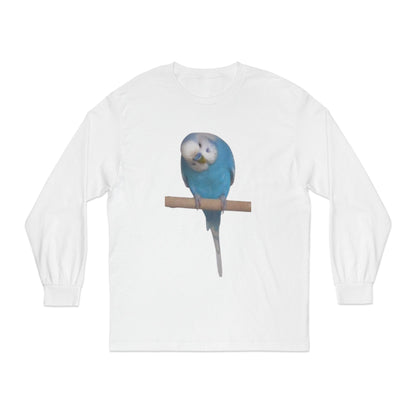 Funny Parrot Long Sleeve T-Shirt, Bird Lover's Gift,  Tee for Animal Enthusiasts, Cute Graphic Tee, Casual Wear