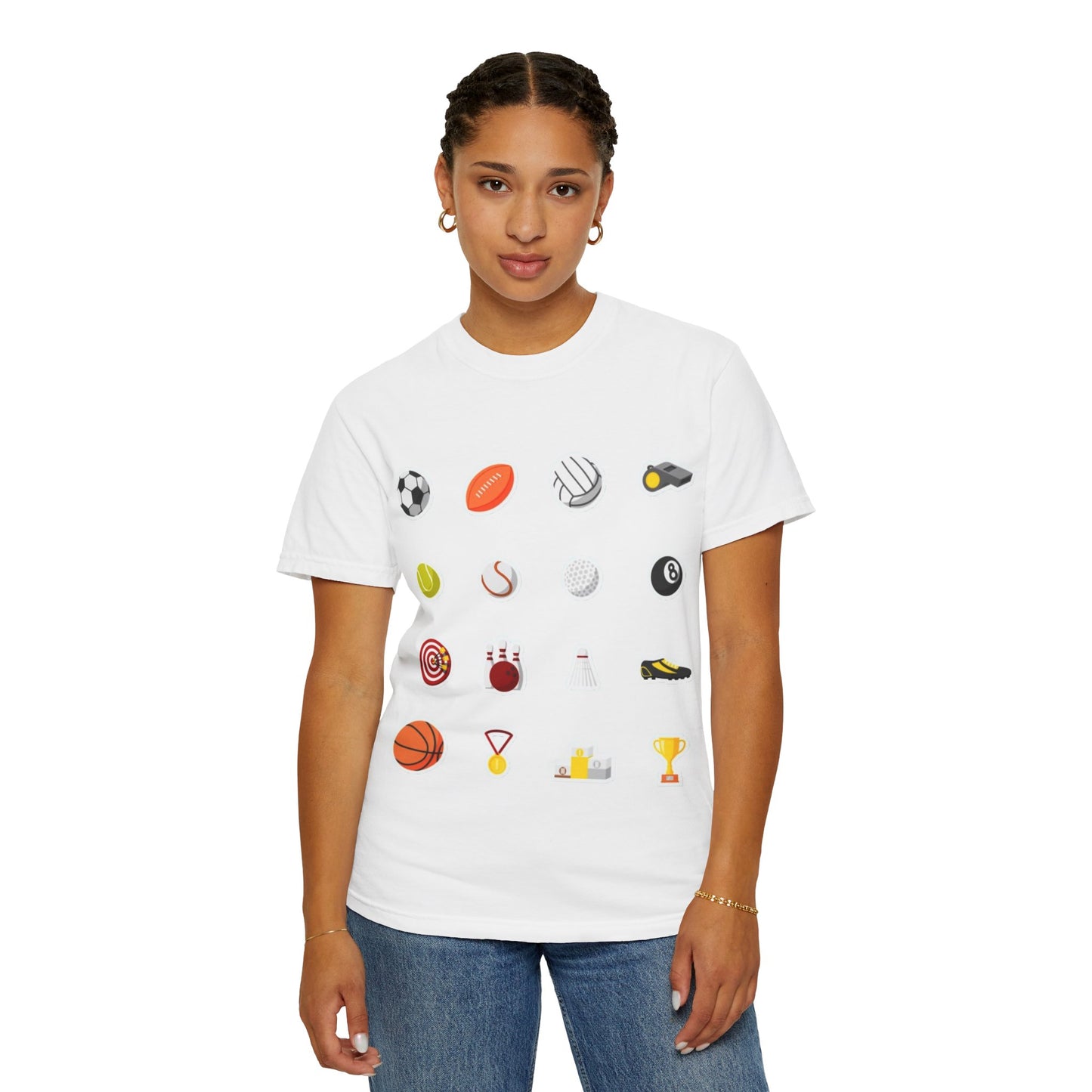 Sporty Icon T-Shirt, Casual Wear, Gift for Athletes, Sports Lovers, Fun Workout Shirt, Sports Themed Apparel