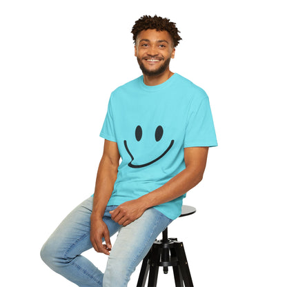 Smiley Face  T-Shirt, Fun Graphic Tee, Casual Wear, Gift for Friends, Positive Vibes Shirt, Happy Birthday Gift, Summer Essentials