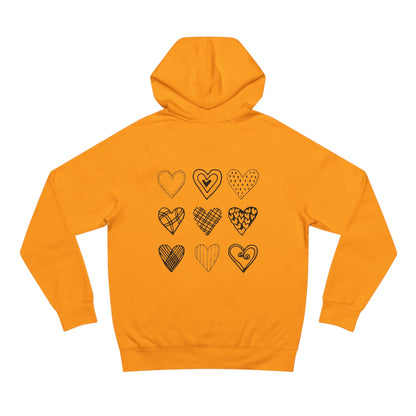 Heart Pattern  Hoodie