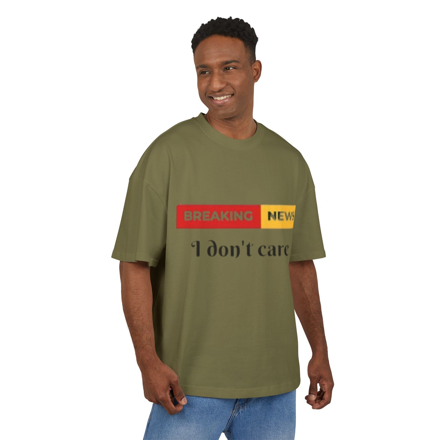 Breaking News Box Tee - Casual Humor Shirt, Gift for Friends, Mood Lifting Fashion, Funny Graphic Tee, Embroidered Statement Top