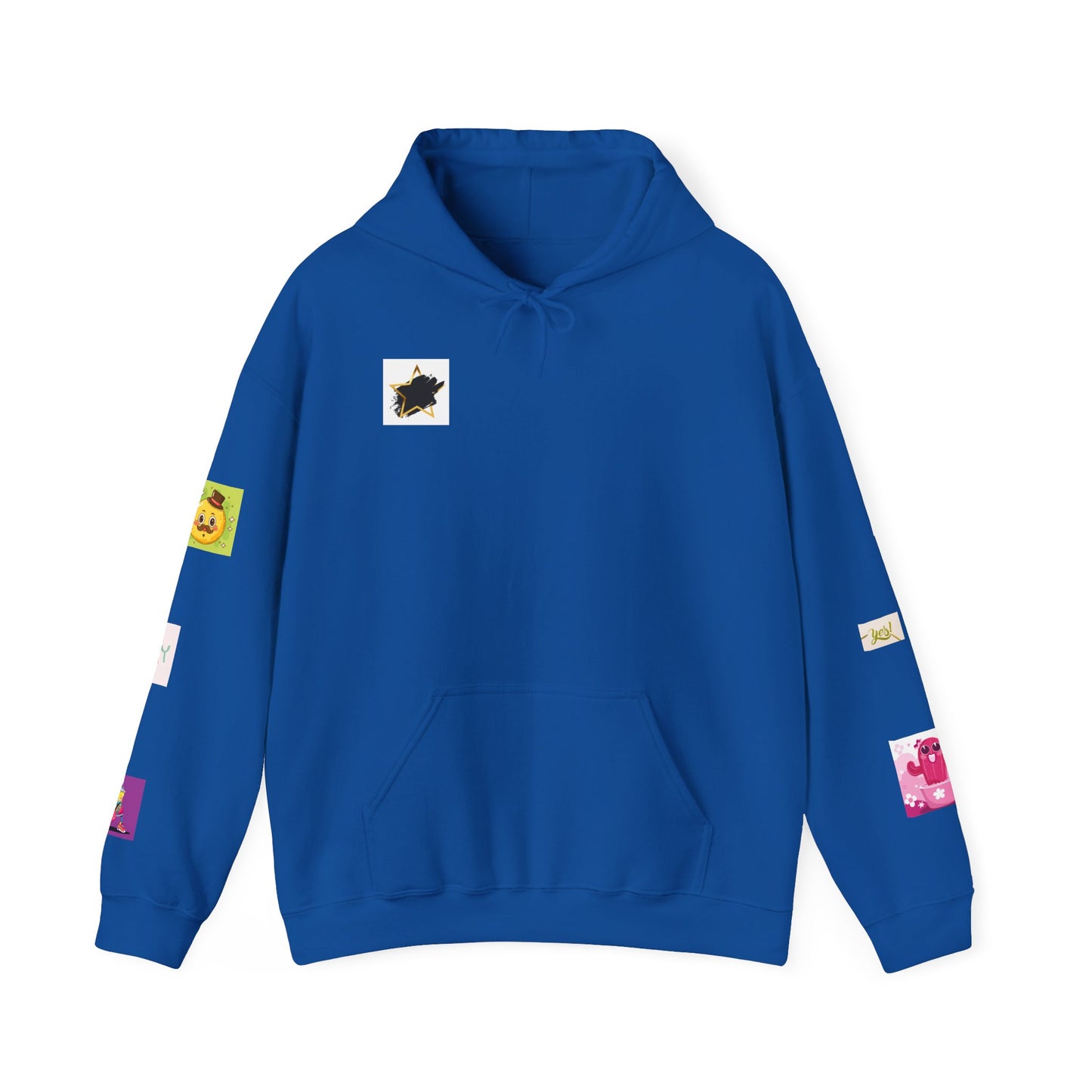 Colorful Graphic Hoodie, Fun Streetwear Sweatshirt,  Fashion, Casual Wear, Unique Gift, Trendy Apparel