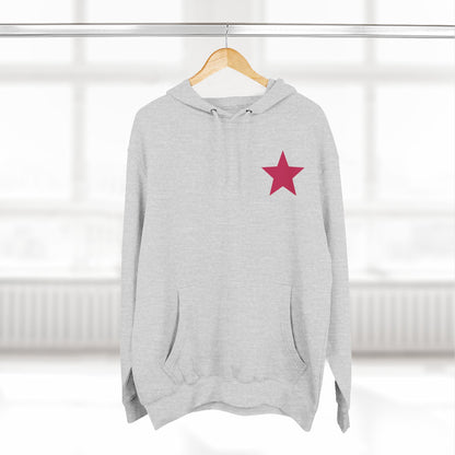 You Are a Star Fleece Hoodie, Cozy Hoodie, Inspirational Apparel, Gift for Encouragement, Motivational Fashion
