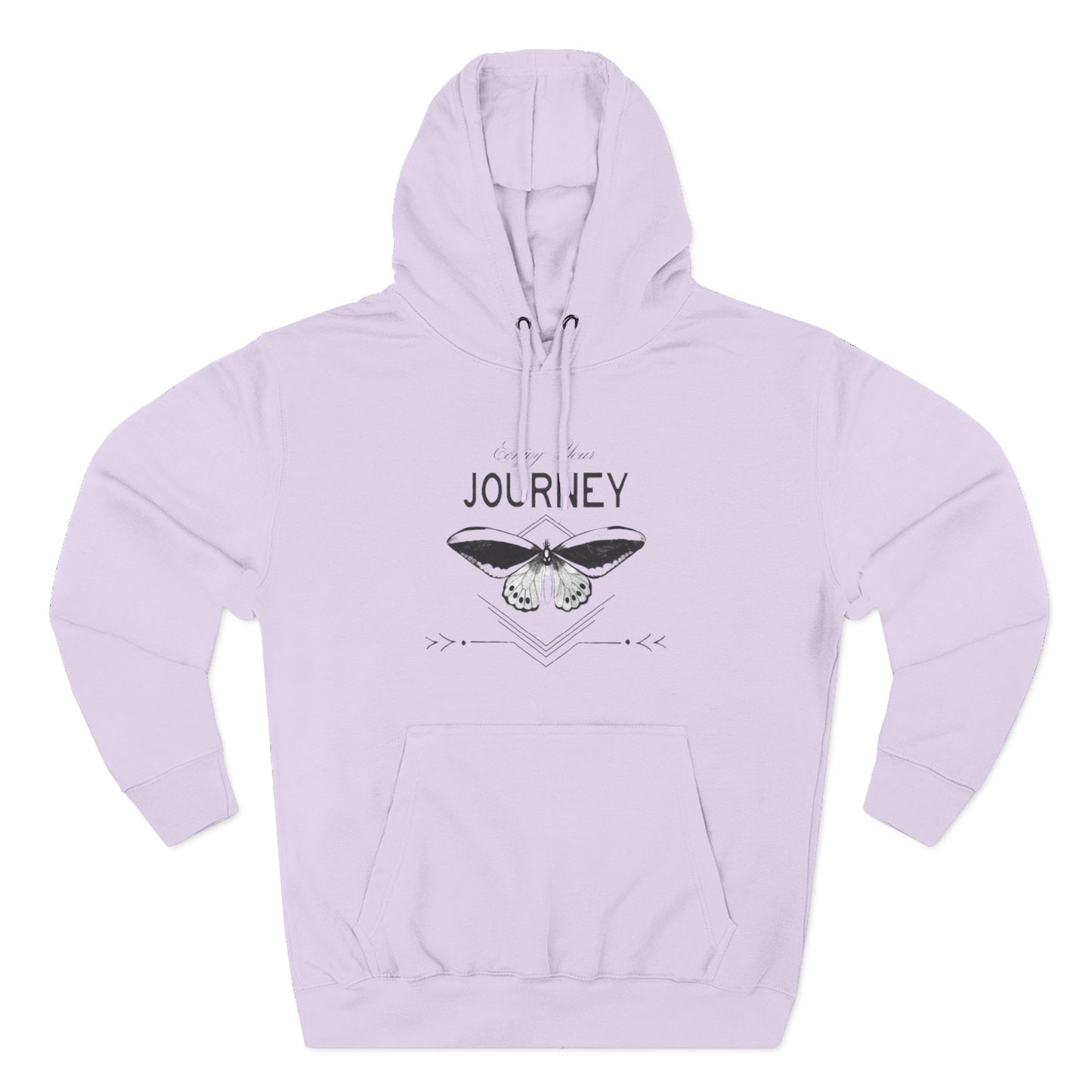 Journey Fleece Hoodie - Cozy White Pullover for Adventurers