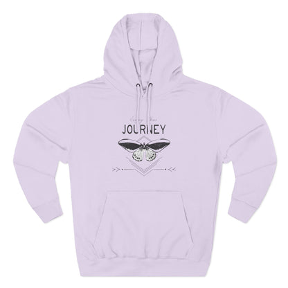 Journey Fleece Hoodie - Cozy White Pullover for Adventurers